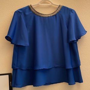 Blue Zara Top